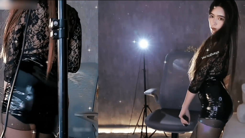 图片[3]深夜宿舍-仓鼠控的第二选择【虎牙 石瑶】极品御姐私人定制！透视无罩 深V黑丝皮裙！强烈推荐【1V】【327M】深夜宿舍-仓鼠控的第二选择