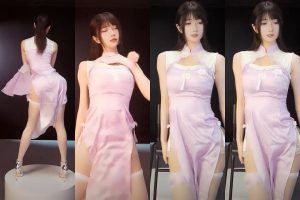 【虎牙 坏空空】粉色性感裙子，肉色丝袜，绝美【3V】深夜宿舍-仓鼠控的第二选择