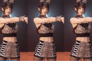 【虎牙 坏空空】摩托摇热舞～黑丝豹纹、最后被B类～深夜宿舍-仓鼠控的第二选择