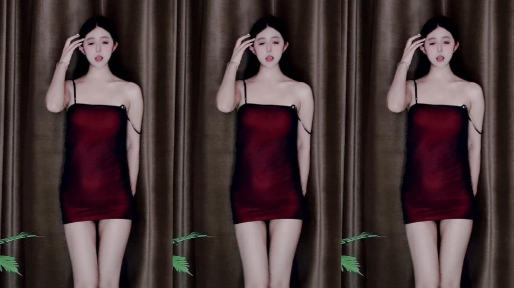 图片[4]深夜宿舍-仓鼠控的第二选择【CC 欣彤】酒红色吊带，定制福利！【1V】【434M】深夜宿舍-仓鼠控的第二选择