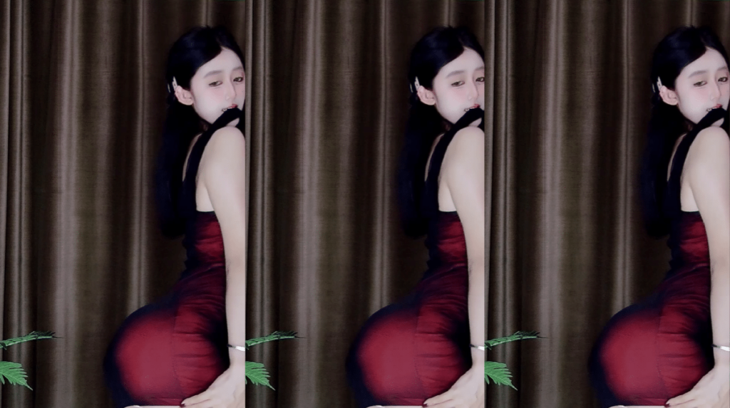 图片[3]深夜宿舍-仓鼠控的第二选择【CC 欣彤】酒红色吊带，定制福利！【1V】【434M】深夜宿舍-仓鼠控的第二选择