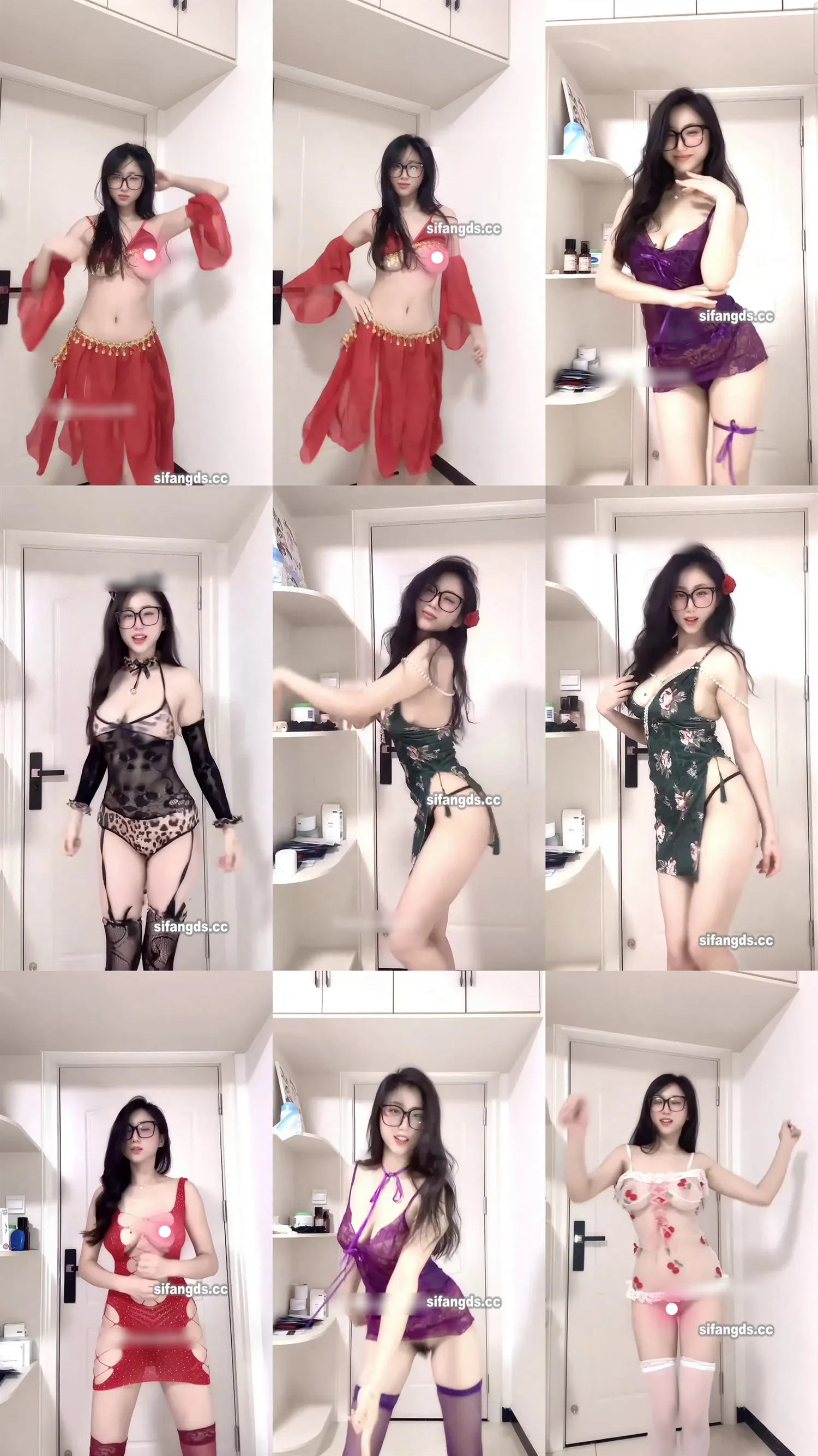 【快手 一只白咩咩】30w粉主播 定制裸舞福利 极致摇摆超骚体验【13V】【101M】深夜宿舍-仓鼠控的第二选择