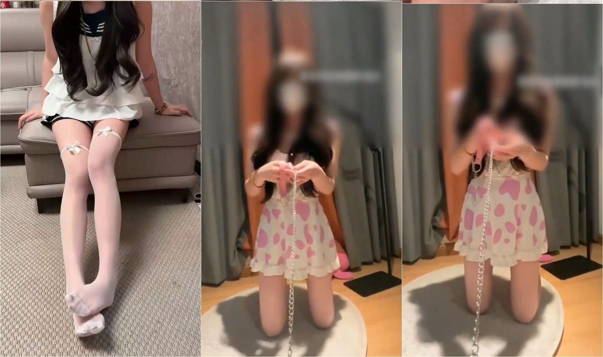 【无在线播放】抖音 续雨s 大长腿妹子 贱狗调教等剧情 辱骂命令 口水等【6V】【968M】深夜宿舍-仓鼠控的第二选择