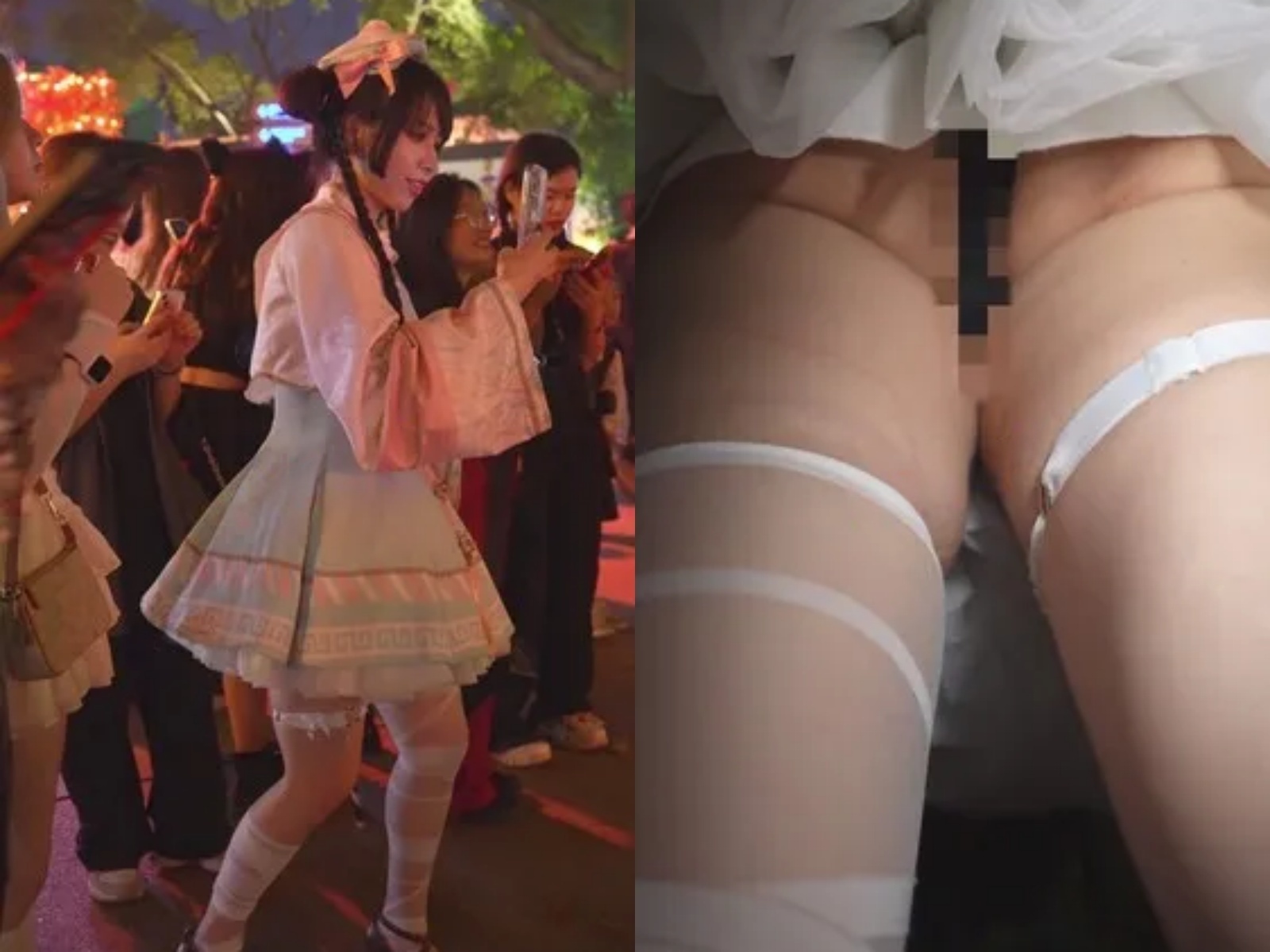 【无在线播放】(BC-AA-599)双马尾小僵尸cos小姐姐拍照..蕾丝窄内开闪抄底【1V】【359M】深夜宿舍-仓鼠控的第二选择