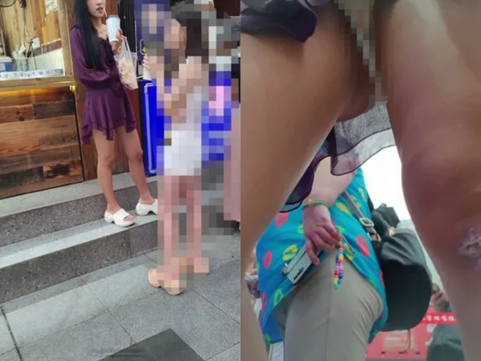 【无在线播放】【CSCD】紫色连衣裙小姐姐和闺蜜排队买东西，黄色内内【1V】【624M】深夜宿舍-仓鼠控的第二选择