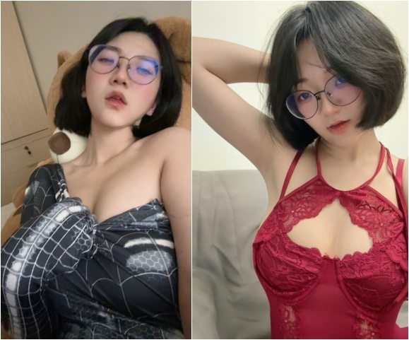 【无在线播放】B站 圆圆の肉桃 眼镜良家 上面正常直播聊天 下面土豪视角【55P6V】【1.46G】深夜宿舍-仓鼠控的第二选择