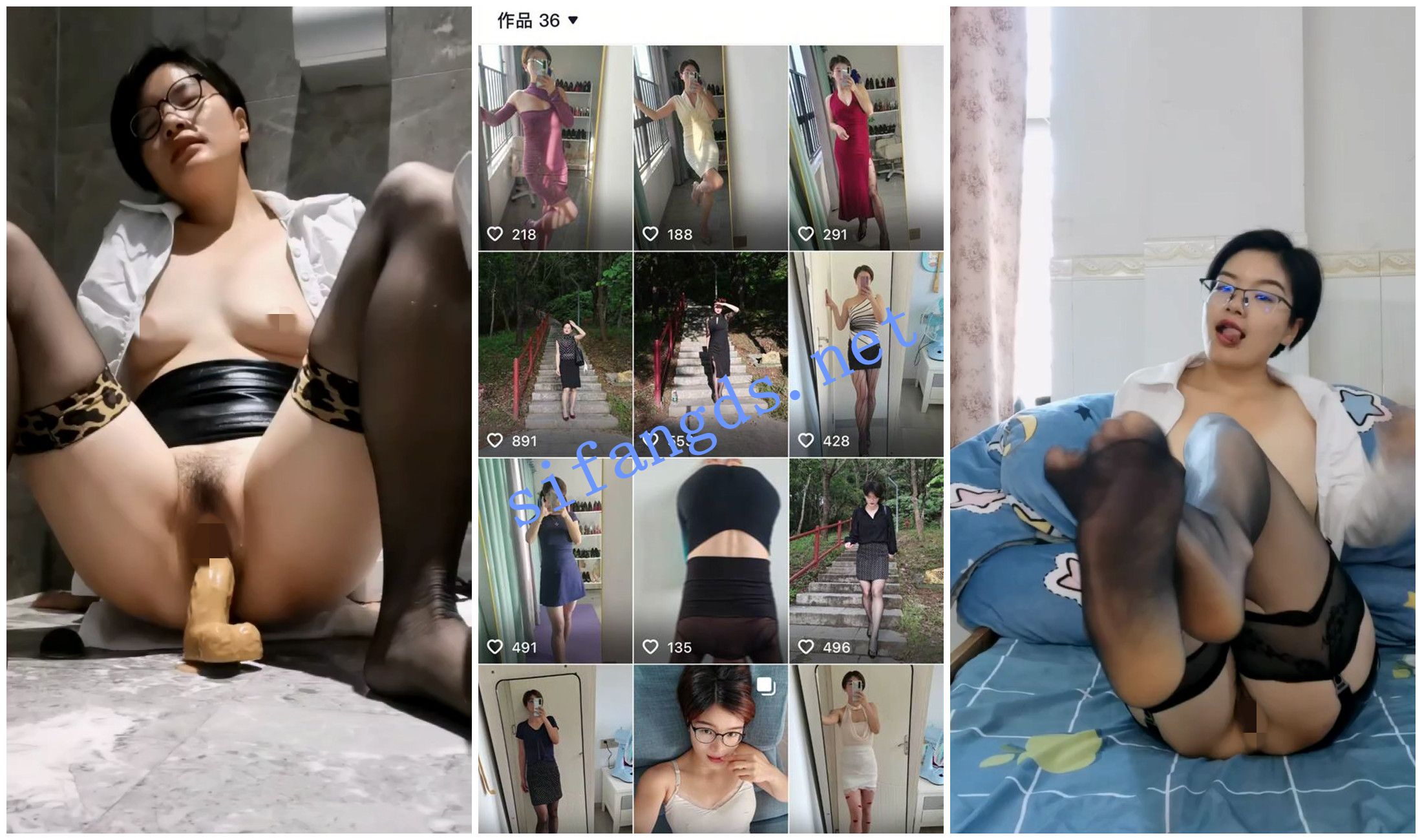 图片[10]深夜宿舍-仓鼠控的第二选择【无在线播放】【抖音福利】风骚短发眼镜御姐【不是女王】丝袜自X挤奶【33V】【2.36G】深夜宿舍-仓鼠控的第二选择