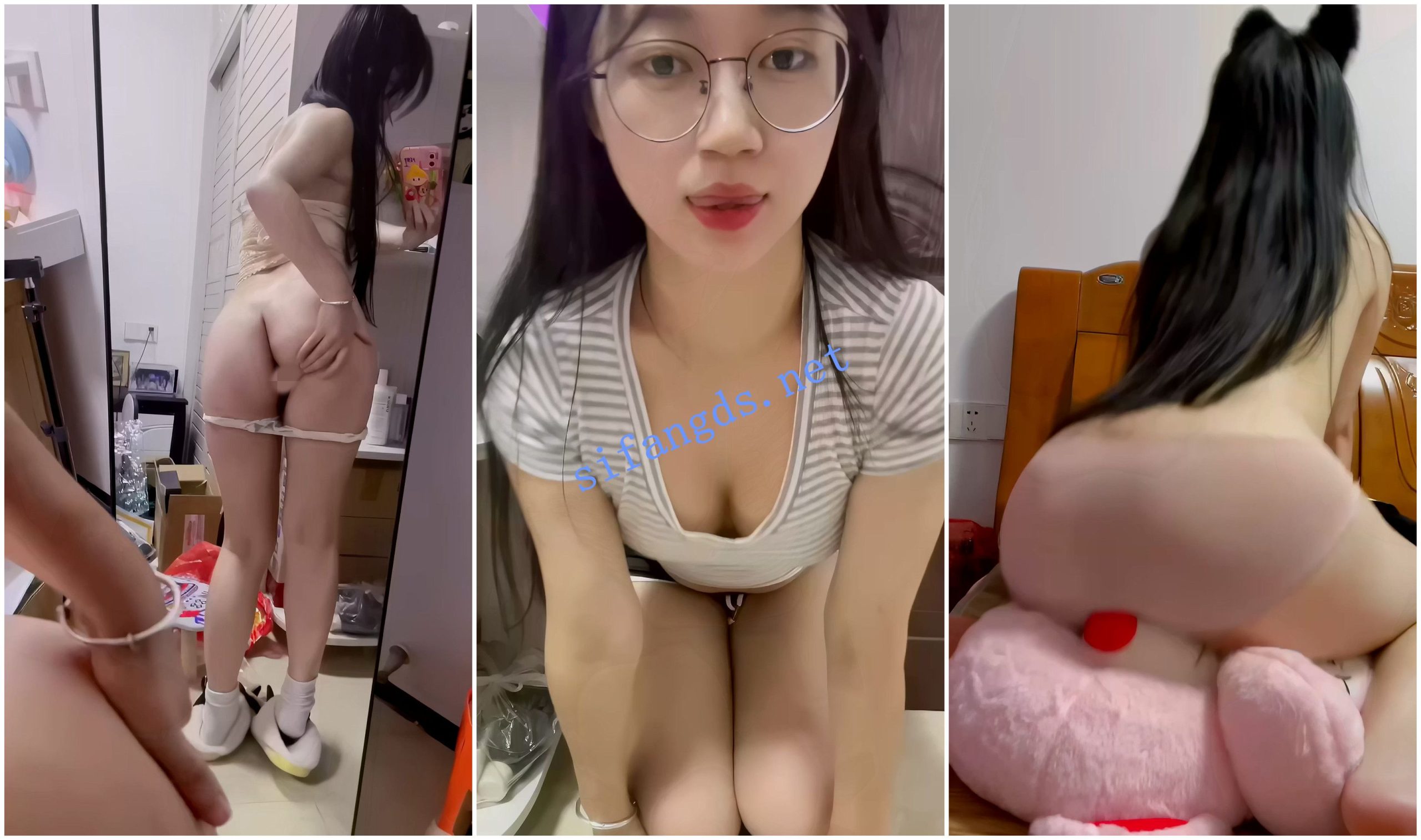 图片[4]深夜宿舍-仓鼠控的第二选择【无在线播放】【抖音福利】眼镜嫩妹【小棉】肥臀M腿道具自慰嫩穴特写【16V】【2.2G】深夜宿舍-仓鼠控的第二选择