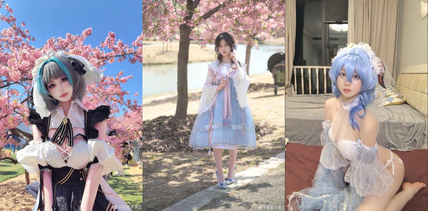 图片[5]深夜宿舍-仓鼠控的第二选择【无在线播放】百变COS福利姬，B站40万粉网红【若若不男】脸穴同框自慰，女神形象全无【33V44P】【3.25G】深夜宿舍-仓鼠控的第二选择