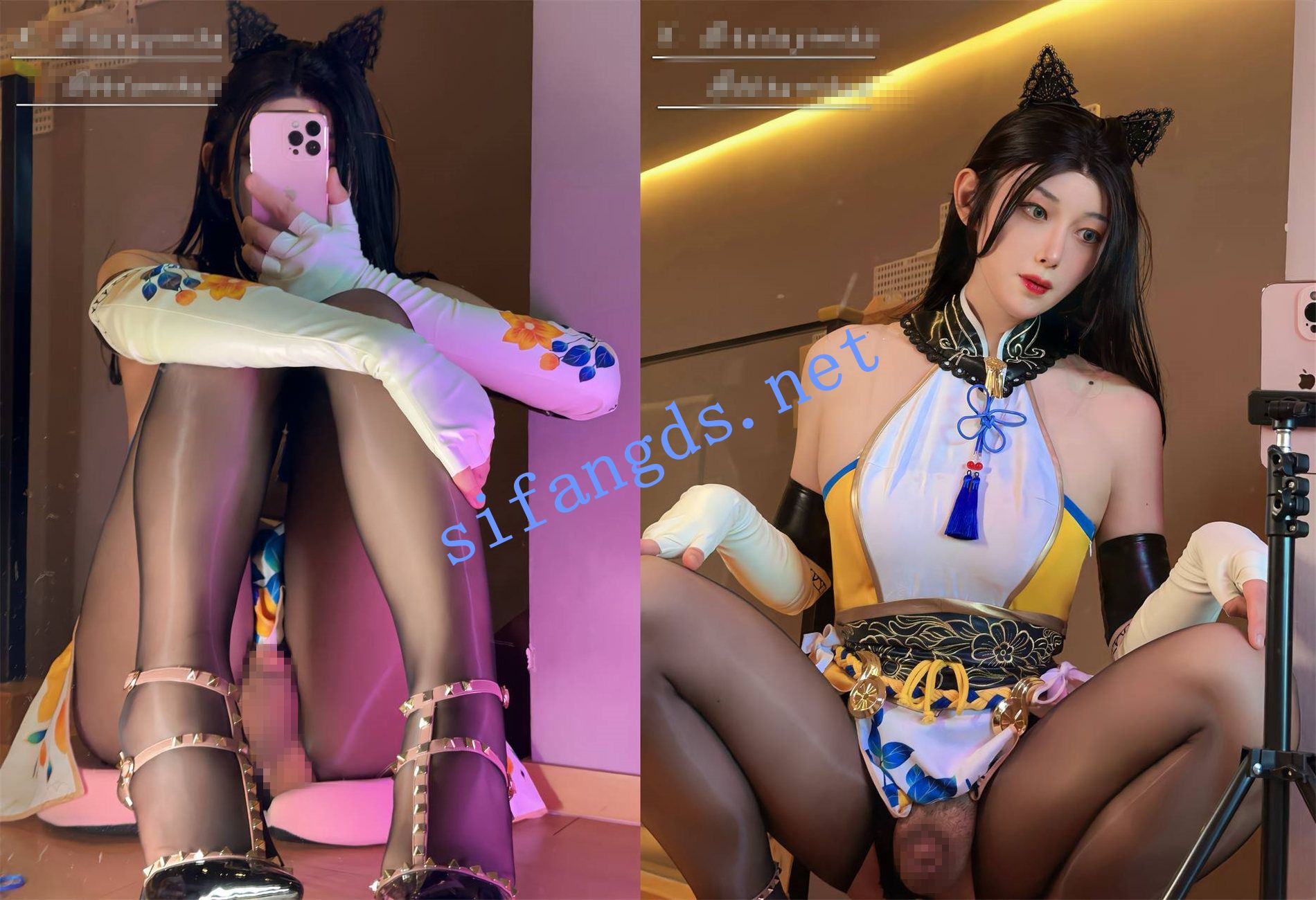 图片[10]深夜宿舍-仓鼠控的第二选择【无在线播放】超高颜值网红TS 188高个冷白皮【丝芙兔】付费福利，推荐【61V】【8.51G】深夜宿舍-仓鼠控的第二选择