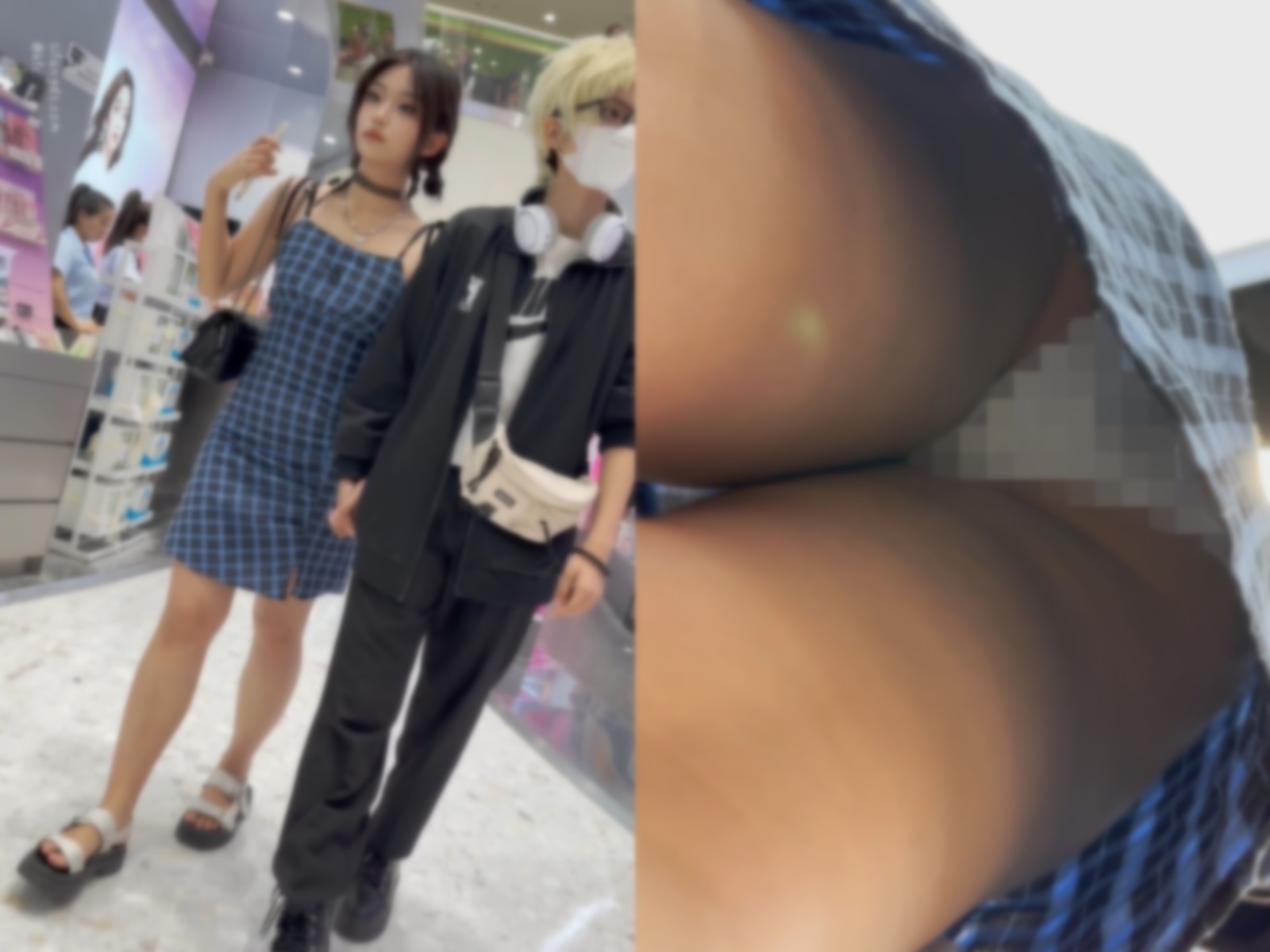 【无在线播放】【KFC】精神小妹和黄毛男友逛街·露背吊带裙白色内内前后CD【1V】【369M】深夜宿舍-仓鼠控的第二选择