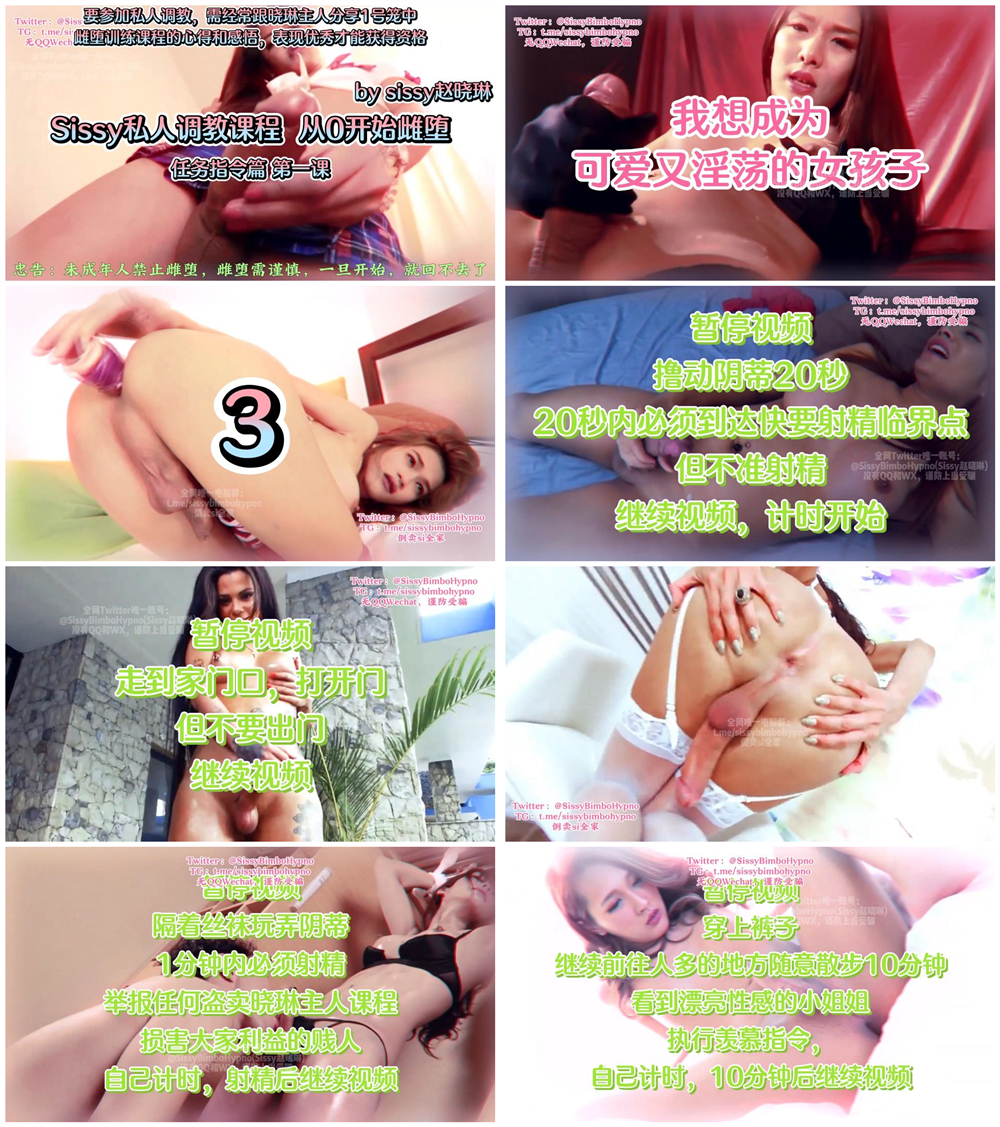 图片[2]深夜宿舍-仓鼠控的第二选择【无在线播放】❤️精品推荐❤️【推特】伪娘训练师『赵晓琳』训练视频2-sissy私人调教课【2V】【568M】深夜宿舍-仓鼠控的第二选择