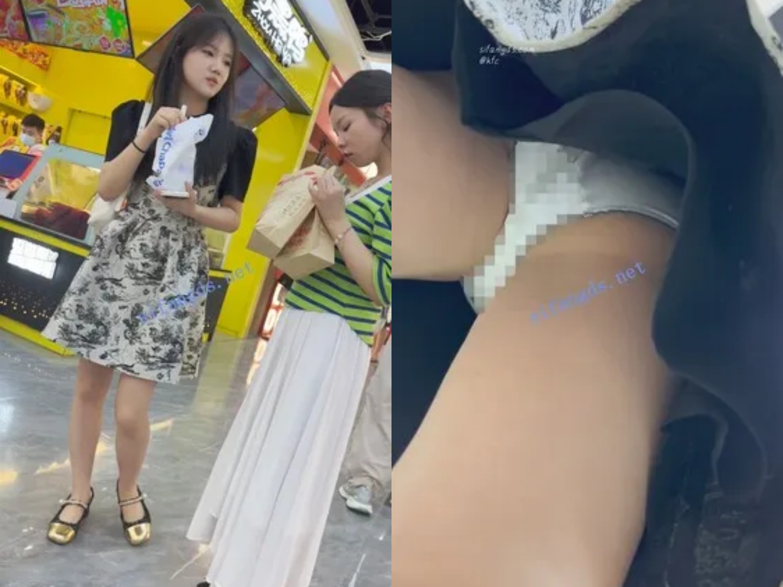 【无在线播放】【KFC】长裙学生妹和舍友逛街·黑边白色内内低角度超清CD【1V】【478M】深夜宿舍-仓鼠控的第二选择