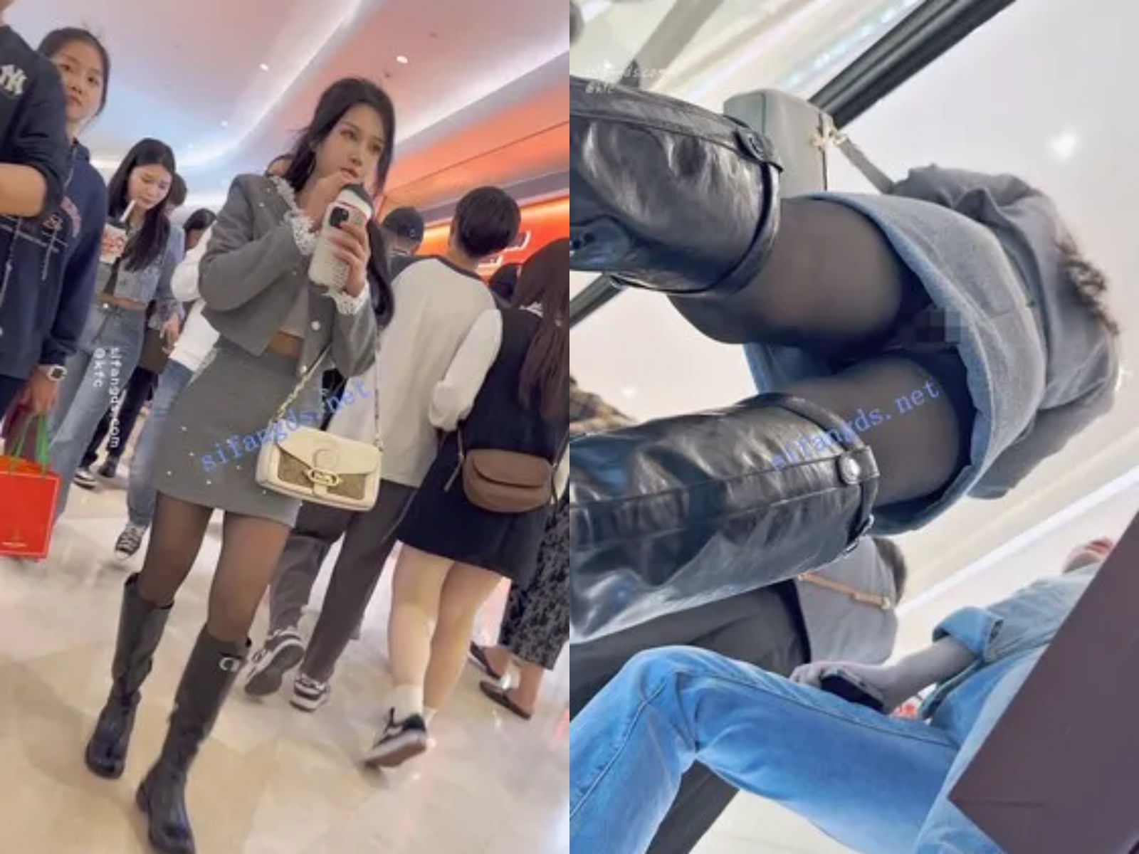 【无在线播放】【KFC】骚货靓女和大叔逛街·开档黑丝袜短裙骚窄内前后CD【1V】【1.5G】深夜宿舍-仓鼠控的第二选择